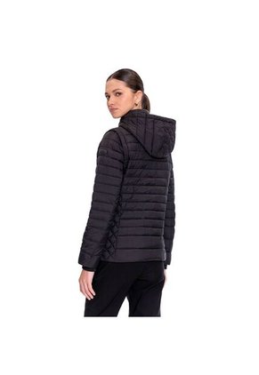 Chaqueta Acolchada Para Mujer Chalina 2 En 1 Negra