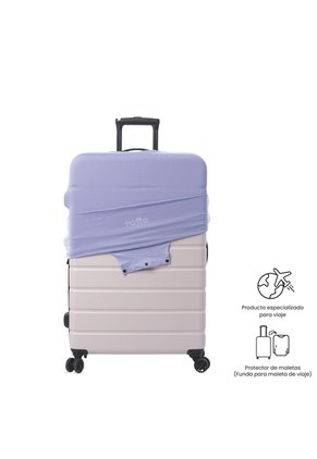 Forro Para Maletas De Viaje Apront Morada Grande