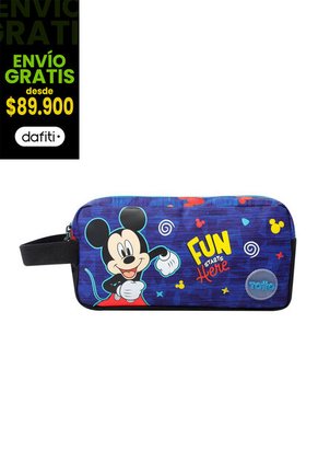 Cartuchera Escolar Mickey Azul