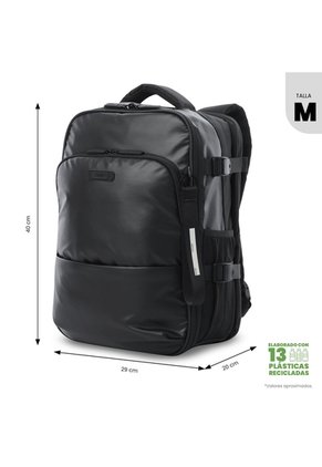 Morral Multifuncional De Viaje Mediano Trip Negro