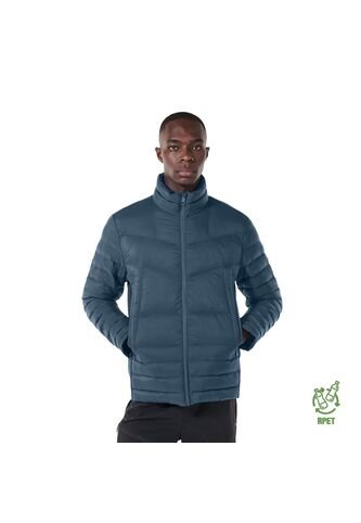 Chaqueta Acolchada Para Hombre Palmero Con Strap Azul Totto