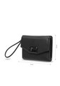 Billetera Mujer Smooth Pequeña Con RFID Blocker Negra de Totto