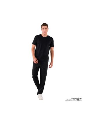 Camiseta Para Hombre Manne Negra