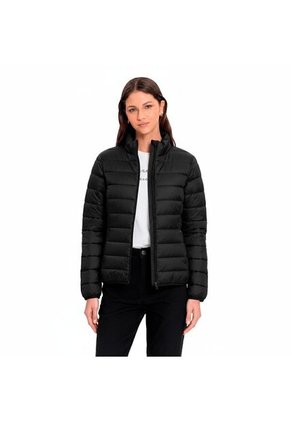Chaqueta Acolchada Para Mujer Colora Negra