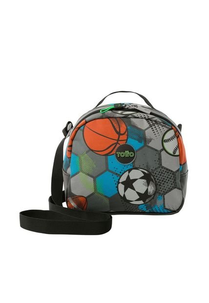 Lonchera Térmica Para Niño Multisport Mediana Gris