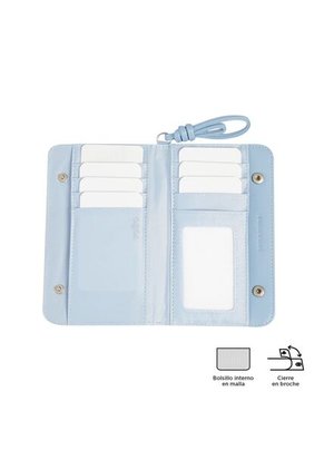 Billetera Talic Con RFID Blocker Azul