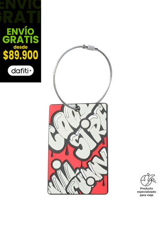 Etiqueta Identificador Para Maleta De Viaje Travel Tag Roja Totto