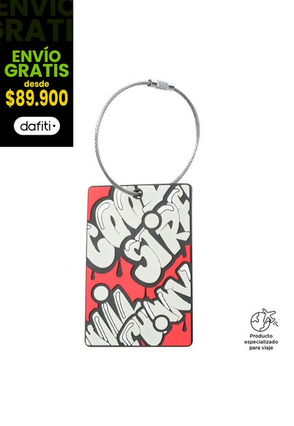 Etiqueta Identificador Para Maleta De Viaje Travel Tag Roja