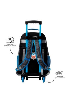 Morral Con Ruedas Niño Avengers Capitán América Grande Gris