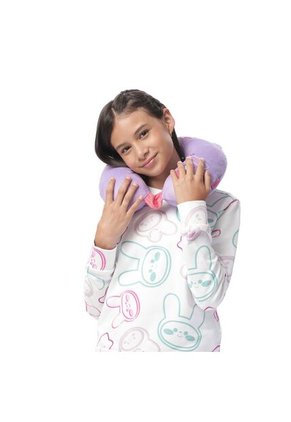 Almohada De Viaje Para Niña Andy Cat Morada