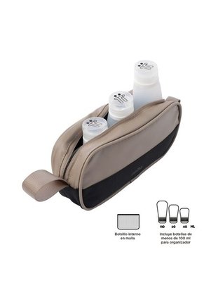 Kit De Viaje Tula Active Pro Pequeña + Organizador De Baño Trip