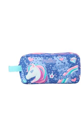 Cartuchera Escolar Para Niña Uniwildy Azul Totto