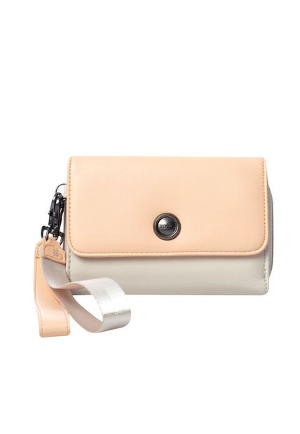 Billetera Style Can Con RFID Blocker Rosada/Gris