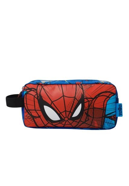 Cartuchera Escolar Para Niño Spiderman Pop Azul
