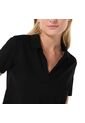 Camisa Polo Saba Para Mujer Negra de Totto