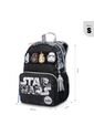 Morral Para Niño Star Wars Jedi Pequeño Negro de Totto