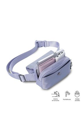 Riñonera Para Mujer Corneana Color Morada