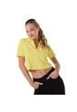 Camisa Polo Saba Para Mujer Amarilla de Totto