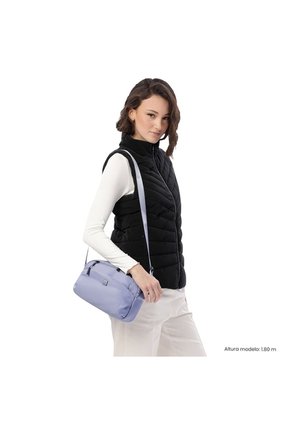 Bolso Para Mujer Roxanne Tipo Crossbody Pequeño Morado