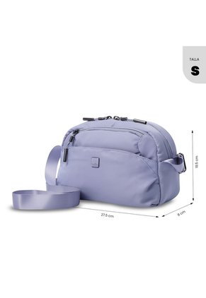 Bolso Para Mujer Roxanne Tipo Crossbody Pequeño Morado