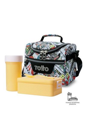 Lonchera Térmica Para Hombre Pizarra Mediano Gris