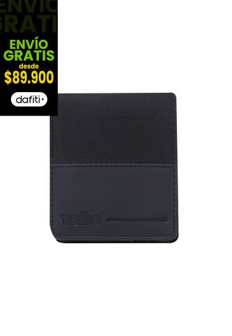 Billetera Ermac 3.0 Con RFID Blocker Negra Pequeña Totto