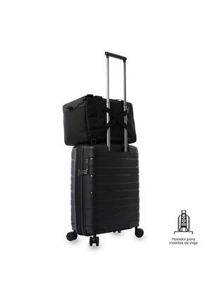 Tula De Viaje 2 En 1 Underseat Mediana Negra