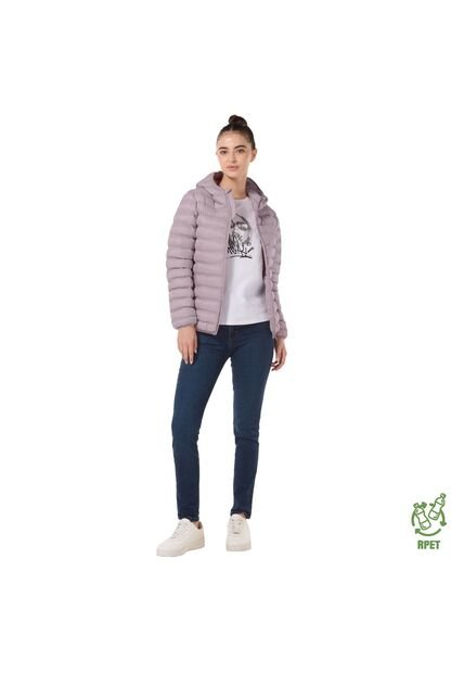 Chaqueta Acolchada Para Mujer Colorfull Pro Morada