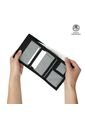 Billetera Contrast Chain Con RFID Blocker Negra de Totto