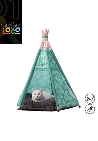 Teepee Para Mascota Charlie Verde Totto