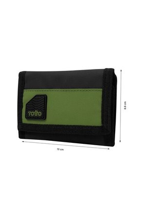 Billetera Contrast Mee Negra Mediana