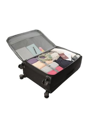 Maleta De Viaje Grande 360 Canvas Bodega Negra