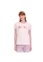 Camiseta Estampada Para Mujer Prime Manga Corta Rosada de Totto
