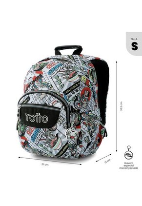 Morral Juvenil Tempera Pequeño Gris