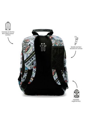 Morral Juvenil Tempera Pequeño Gris