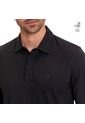Camisa Polo Para Hombre Ml Burle Negra de Totto