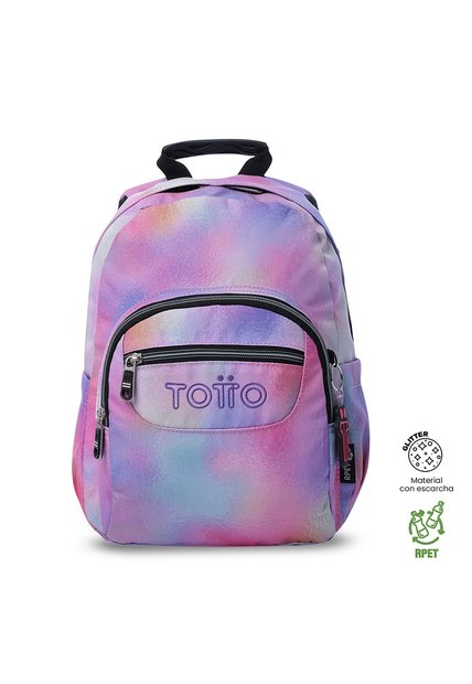 Morral Juvenil Tempera Glitter Pequeño Rosado