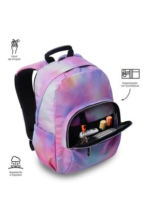 Morral Juvenil Tempera Glitter Pequeño Rosado