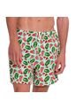 Pantaloneta Estampada Para Hombre Lown Verde de Totto