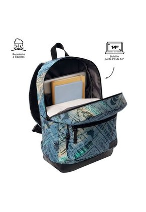 Morral Universitario Porta PC 14" Tocax Gris Hombre