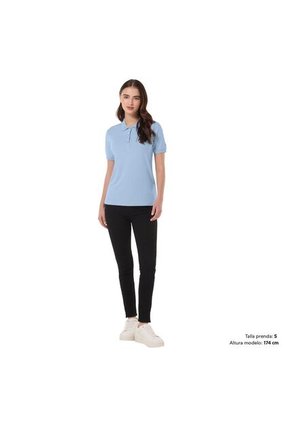 Camisa Polo Chechi Para Mujer Azul