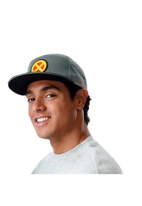 Gorra Plana Para Hombre X-men Wolverine Gris