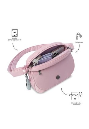 Bolso Para Mujer Corneana Tipo Crossbody Pequeño Morado