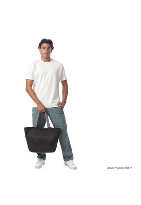 Shopping Bag Plegable Ramel Liviana Negro