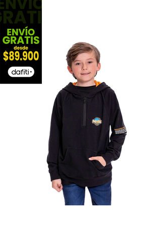 Buzo Para Niño Fede Color Negro Totto