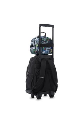 Lonchera Térmica Para Hombre Borrador Mediano Negra