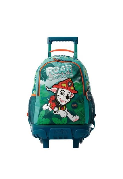 Morral Con Ruedas Niño Paw Patrol Mediano Verde