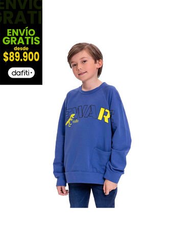 Buzo Cuello Redondo Para Niño Hércules Azul Totto