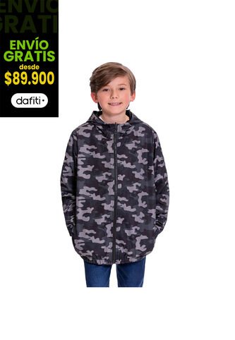 Chaqueta Para Niño Valerio Ligera Color Gris Totto