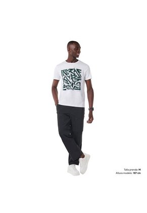 Camiseta Estampada Para Hombre Atena Blanca